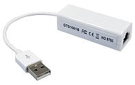 Перехідник мережевий USB2.0 A-RJ45 FastLAN M/F Lucom (62.09.8410) (USB2.0) 0.1m PC/Mac