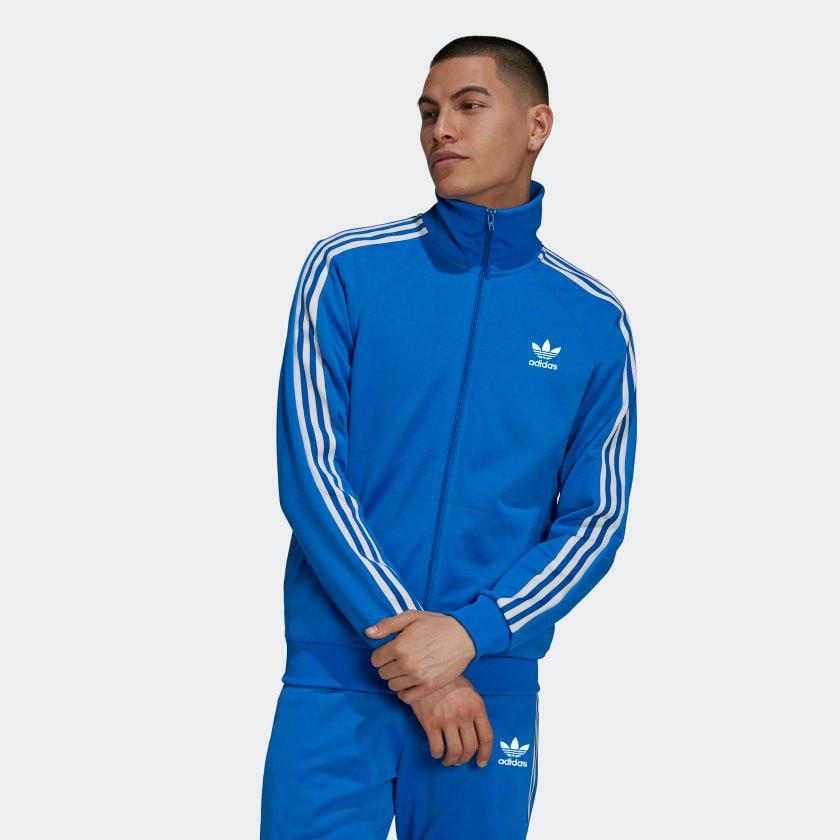 Спортивний чоловічий костюм Adidas (Адідас) еластик, дайвінг синій