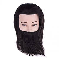 Навчальна манекен голова для зачісок (чоловіча), код 013 + подарунок