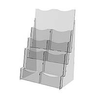 Підставка EKOSTAR для буклетів А5 верт 4-х яр на 8 відділень