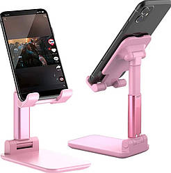 Універсальний тримач підставка для мобільного телефону планшета L-301 Рожева/Pink
