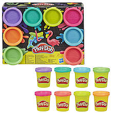 Play-Doh E5063 Плей-До набір пластиліну 8 кольорів Неон