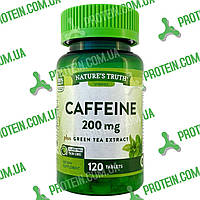 Кофеин Экстракт Зелёного Чая Nature's Truth Caffeine 200 мг plus Green Tea Extract 120 таб