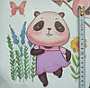 Вінілові наклейки на стіну Привіт Панди! Hello Panda! (лист 60 х 90 см) Б132-5, фото 8