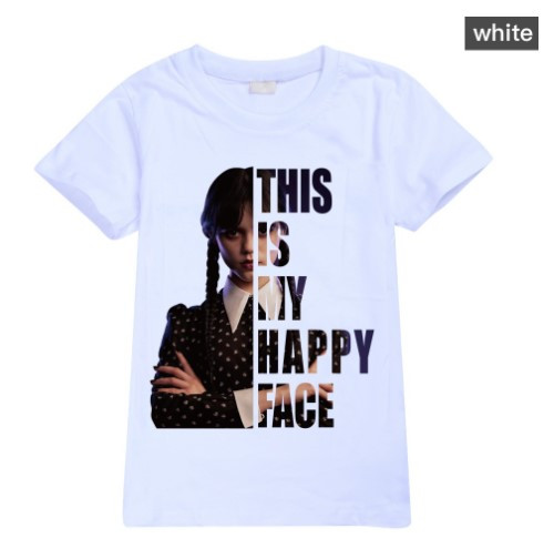 Дитяча футболка з Уенсдей (Wednesday Addams), р. 100, 95% котон