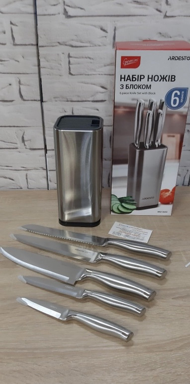 Набор кухонных ножей Ardesto Gemini 6 предметов (AR2106SS), фото 1
