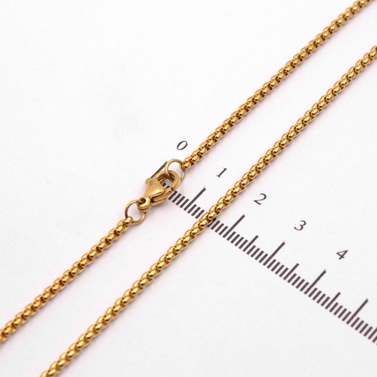 Ланцюжок 14К Stainless Steel під армійський жетон 0,2/60 см Xuping 424486(2), фото 1