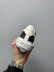 Жіночі низькі кросівки Louis Vuitton Time Out Monogram Leather Cacao Brown White 1A8FJR, фото 3