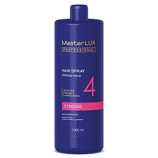 Лак для волосся сильної фіксації Master LUX Hair Spray Strong Hold  1000 мл.