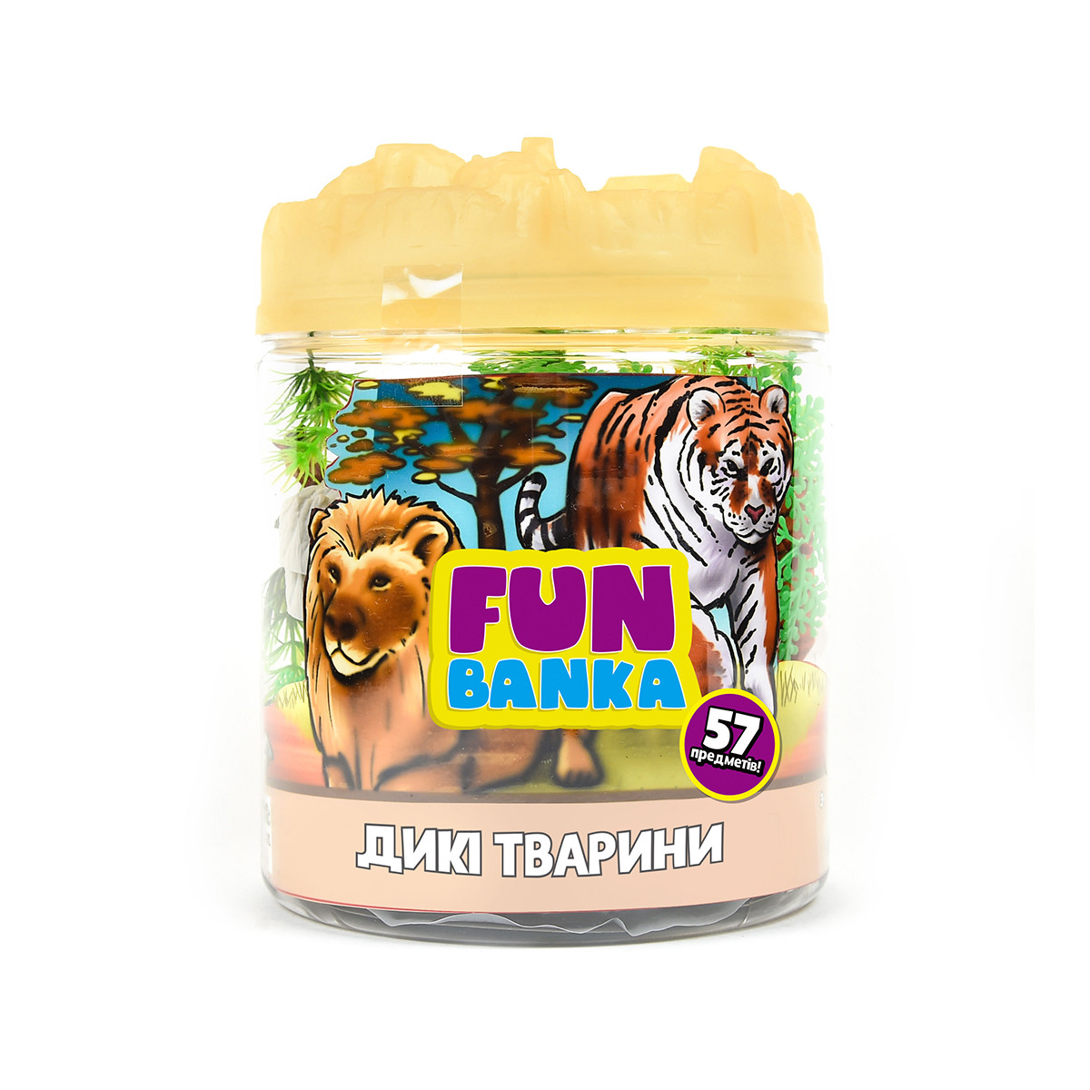 320063 Ігровий набір FUN BANKA ДИКІ ЖИВОТНИКИ TZP144
