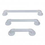 Поручень пристінний пластиковий «King» довжина 30 см для кріплення на стіну в туалеті KING-30-00, фото 2