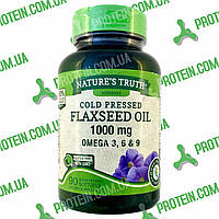 Льняное Масло Nature's Truth Flaxseed Oil 1000 mg Omega 3, 6 & 9 - 90 капс