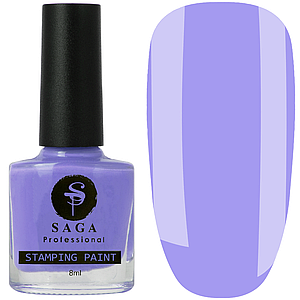 Лак для стемпінгу SAGA Stamping №13, 8 мл попелясто-бузковий