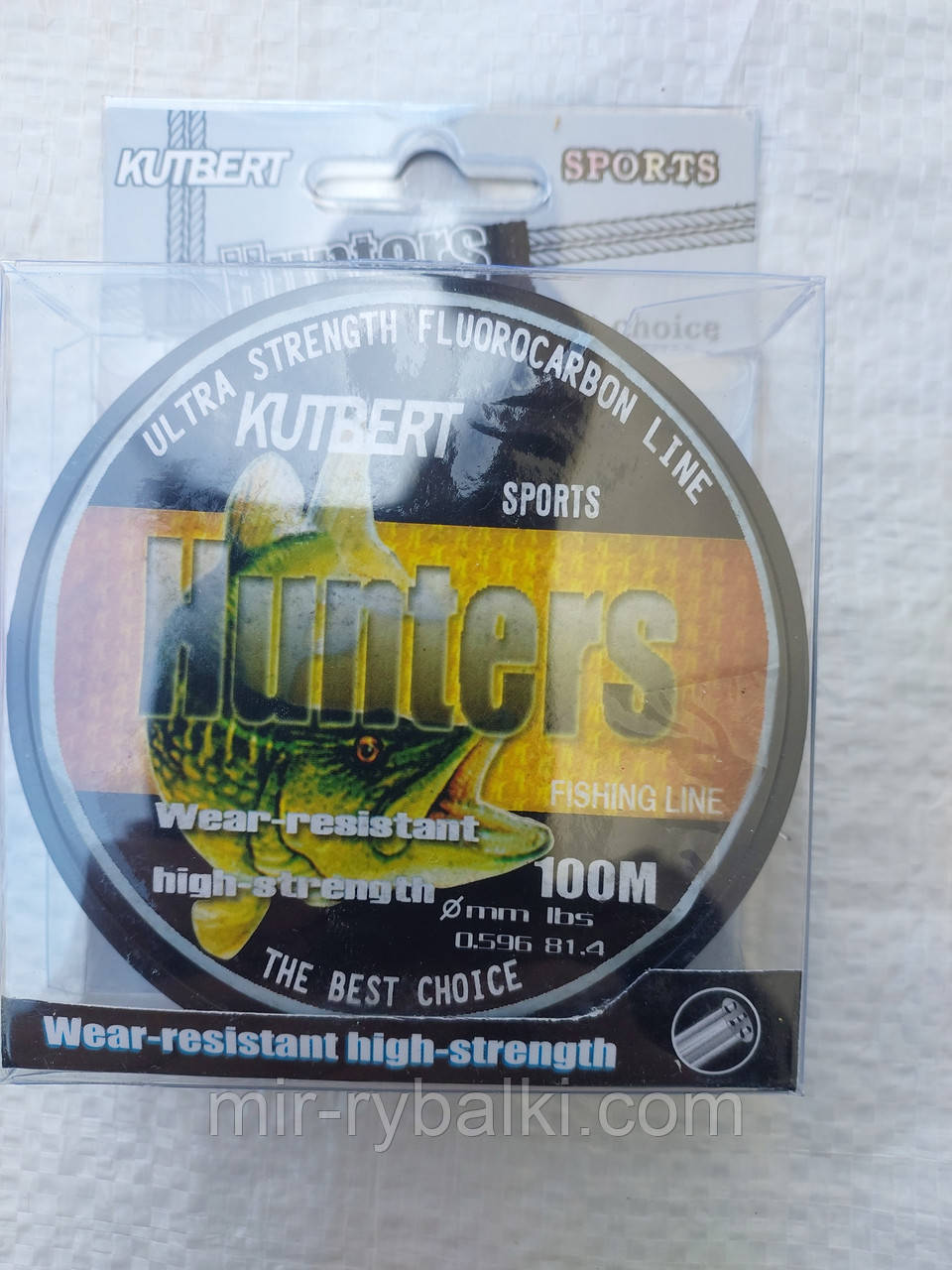 Лєска Hunter 0.59 Fluorocarbon Coated 100 м