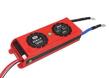 Плата захисту літієвої батареї з вентилятором BMS LiFePO4 12V 4S 80A симетрія в корпусі з балансуванням, фото 1
