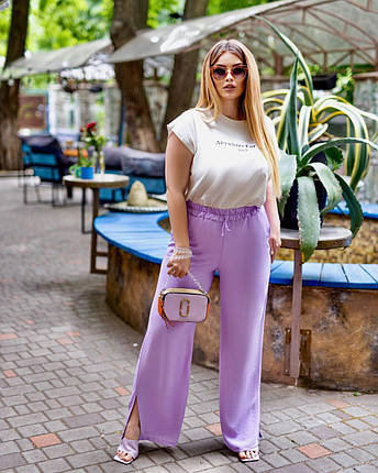 Неймовірний жіночий костюм, тканина "Трикотаж+Жатка" 50, 52, 54 розмір 50, фото 3