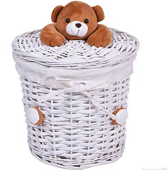 Gockowiak кошик для іграшок 28 х 36 см білий 15 л