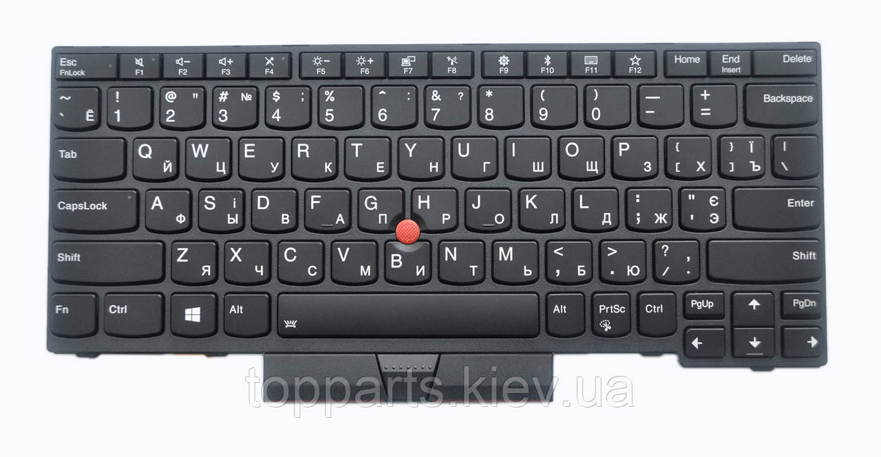 Клавіатура для ноутбуків Lenovo ThinkPad L13 Series з рамкою, трекпоінтом, підсвічуванням UA/US