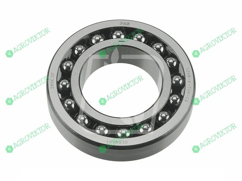 Підшипник шариковий двухрядный сферичний 45x85x19 1209K ZVL JHB комбайна CLAAS John Deere, фото 1