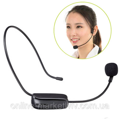 Микрофон петличный E020/WR 720 / Беспроводной головной микрофон ...