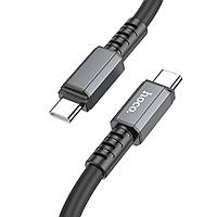 Кабель для зарядки телефона Тайп си to Type-c | нейлоновая оплетка | силикон | 1 метр | USB Hoco X85 | 60В