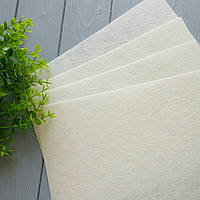 Фетр Китай слонова кістка жорсткий (54) 1 мм 20 на 30 см