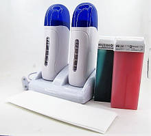 Стартовий набір для депіляції 3х предметний з двойним воскоплавом