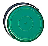 Відро пластикове 5 літрів кольорове з кришкою Ø 23.5 см h=19.5 см (ПРОМСАНТЕХПЛАСТ), фото 5