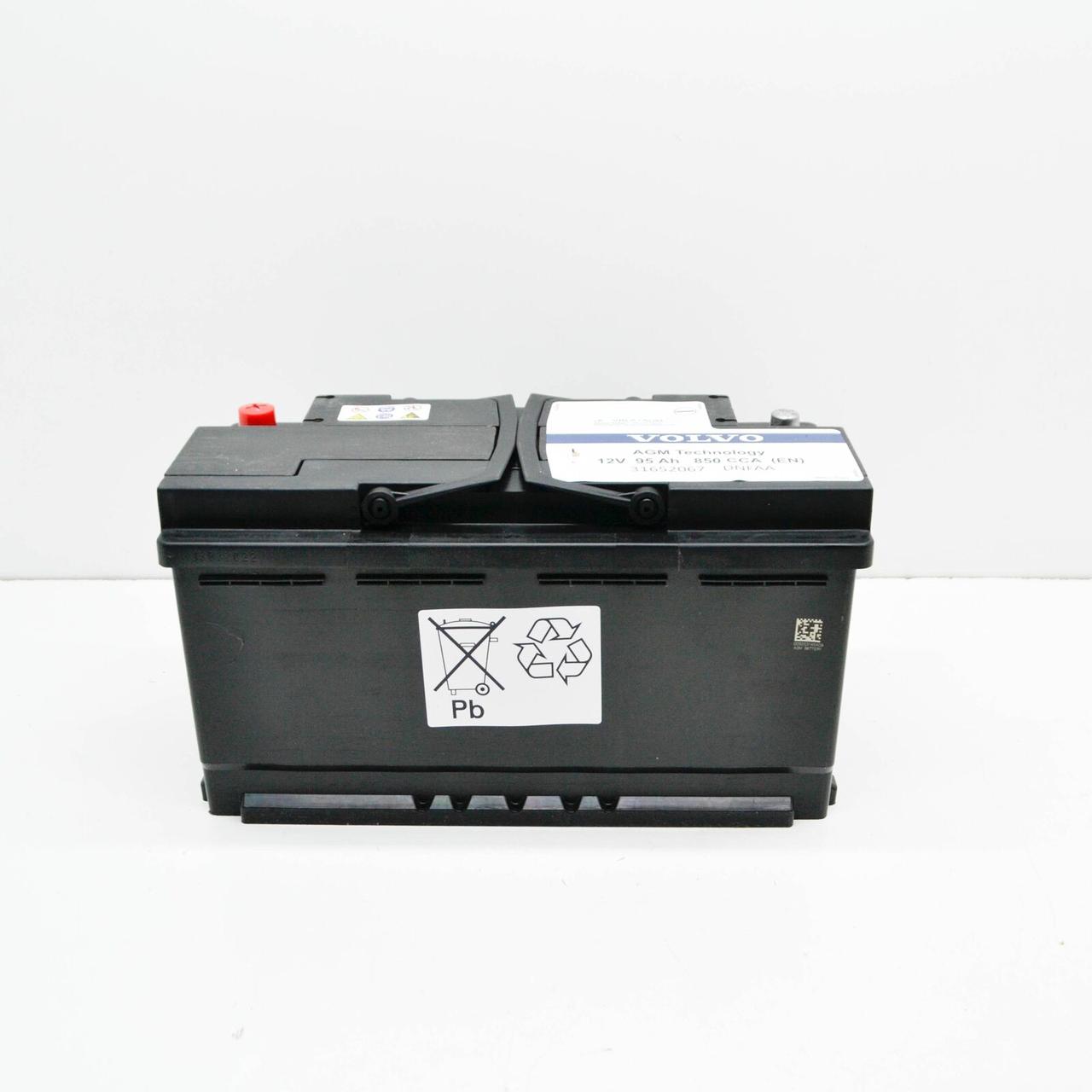 Батарея акумуляторна AGM 95Ah 850А R+ Start-Stop Volvo: S80, XC90, 31652067