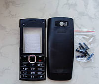 Корпус Nokia X2-02 (черный) с клавиатурой,без середины