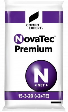 Добрива для газону COMPO NovaTec Premium NPK 15-3-20+3+ME 25 кг
