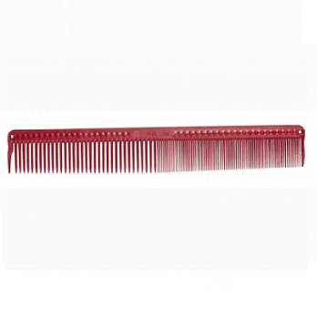 Класичний гребінець JRL для стрижки волосся червоний, 22см (JRL-305RED)
