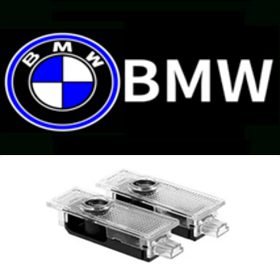 Проектор підсвічування логотипу для дверей BMW (БМВ) Логотип + Напис E90 F30 E60 F10 F01 E70 F15