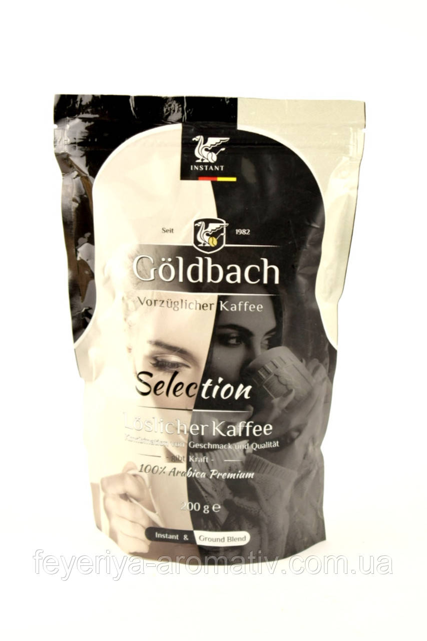 Кава розчинна Goldbach Selection 200g пакет (Німеччина)
