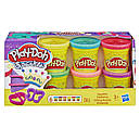 Play-Doh A5417 Плей-До набір пластиліну Блискуча колекція 6 кольорів, фото 5