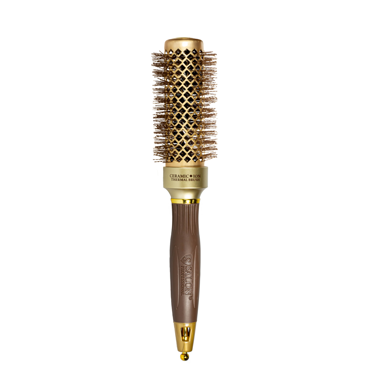 Щітка брашинг для волосся керамічна Salon Professional Ceramic 98063 THID