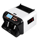 Рахункова машинка з подвійною детекцією магнітною ультрафіолетовою Bill Counter 555 лічильник банкнот детектор валют, фото 3
