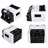 Рахункова машинка з подвійною детекцією магнітною ультрафіолетовою Bill Counter 555 лічильник банкнот детектор валют, фото 6