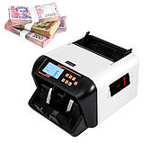 Рахункова машинка з подвійною детекцією магнітною ультрафіолетовою Bill Counter 555 лічильник банкнот детектор валют, фото 10