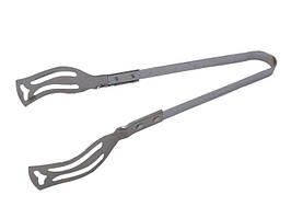 Щипці кухонні з нержавіючої сталі для перевертання м'яса універсальні Щипці для кухні металеві L 24 cm