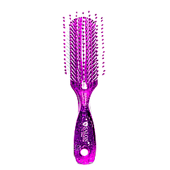 Щітка для волосся масажна Salon Professional пластикова Рожева