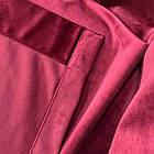 Оксамитові(велюрові) однотонні штори турецької якості. Колір:червоний, фото 5