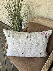 Подушка 50/70 см, холофайбер, тканина мікрофібра