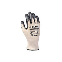 Перчатки защитные DOLONI 4182, белые, с латексным покрытием (XL)