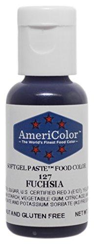 Барвник гелевий Америколор (Americolor) Фуксія - суміш рожевого та фіолетового (Fuchsia), 21г, фото 1
