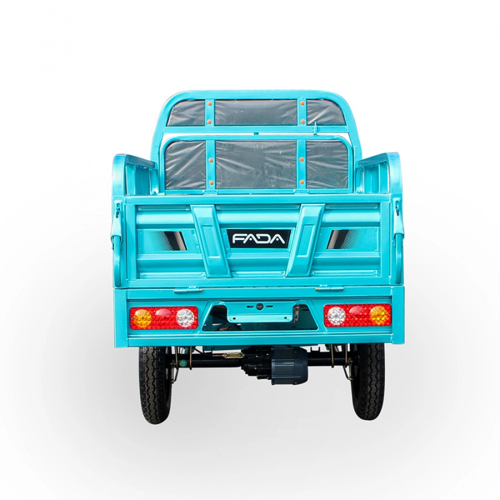 Электротрицикл грузовой трехколесный Электроскутер FADA ПОНИ 800W фада пони Синий - фото 5 - id-p1835714918