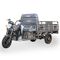 Электротрицикл грузовой трехколесный Электроскутер FADA ВОЛ 1000W фада вол Серый