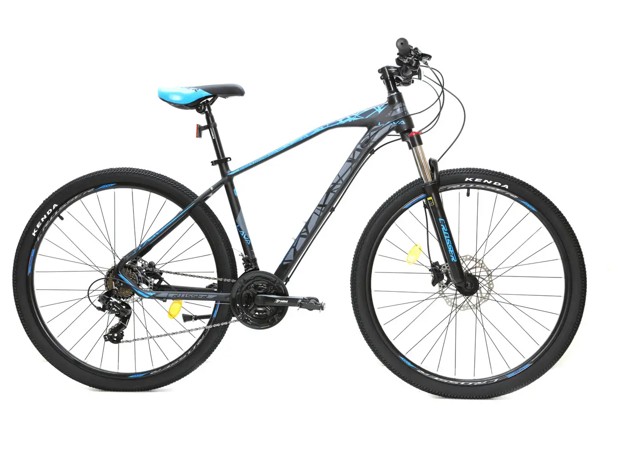 Велосипед горный 29" Crosser LAVA 18 рама 21s SHIMANO+Hydra Cиний - фото 1 - id-p1835714975