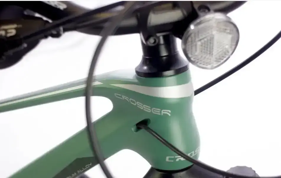 Детский велосипед Crosser MTB (7S) LTWOO 20 дюймов магниевый Зеленый - фото 5 - id-p1835714978