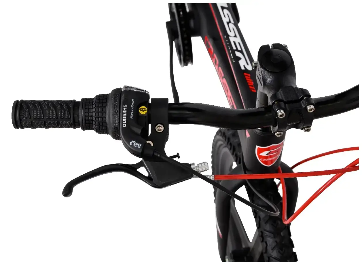 Детский велосипед Crosser MTB 6S PREMIUM 20 дюймов магниевый Черный - фото 2 - id-p1835714979
